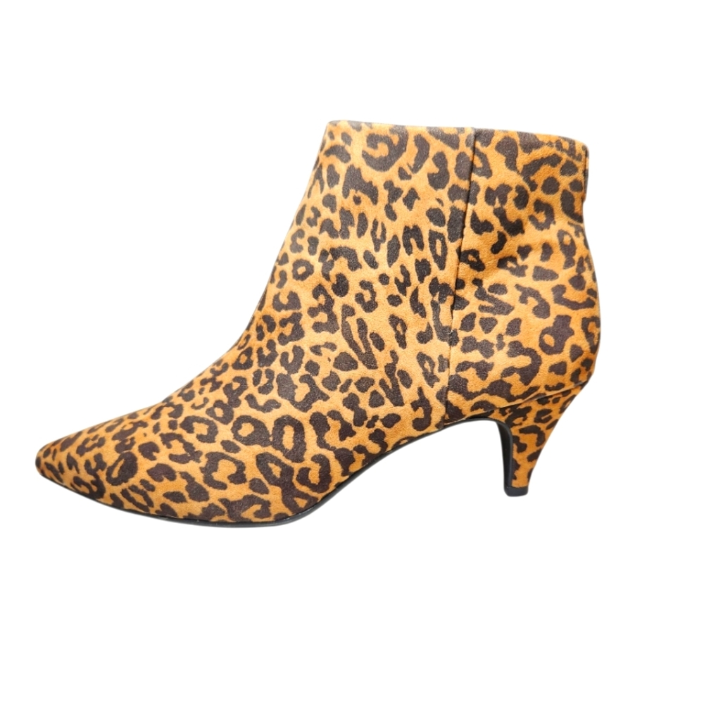 Sam Edleman Circus Leopard Print Ankle Boots Kitten Heel Kirby‎ Sexy Boho Y2K 6